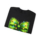 Printify Sweatshirt Grinch Coquette Crewneck Sweatshirt Grinch Coquette Crewneck Sweatshirt