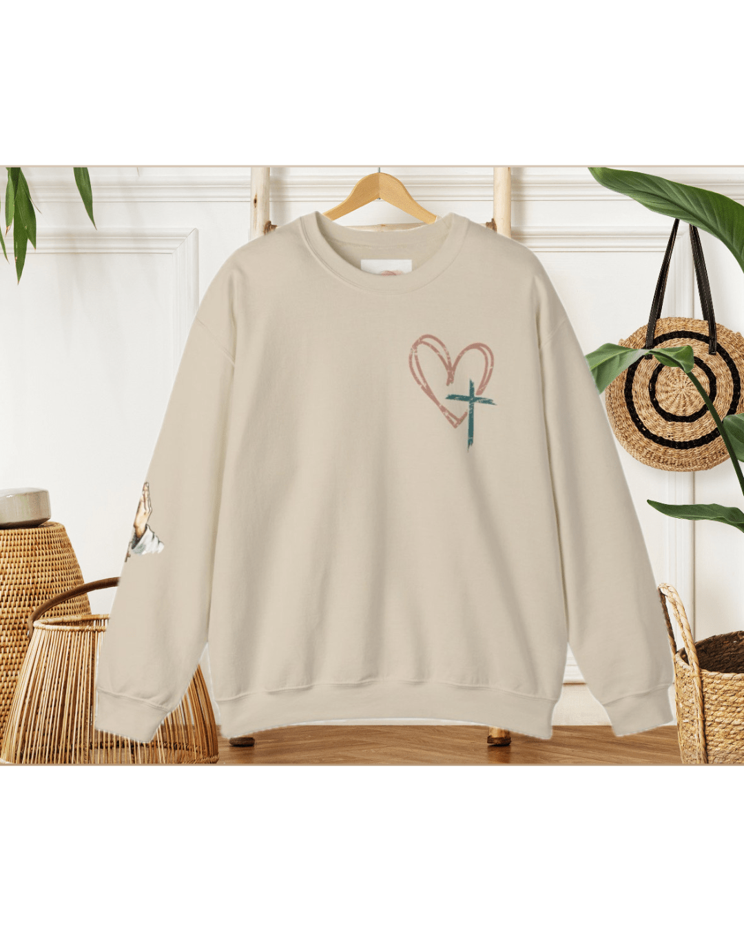 Printify Sweatshirt “Prayer Claimed” Amen Crewneck Sweatshirt “Prayer Claimed” Amen Crewneck Sweatshirt