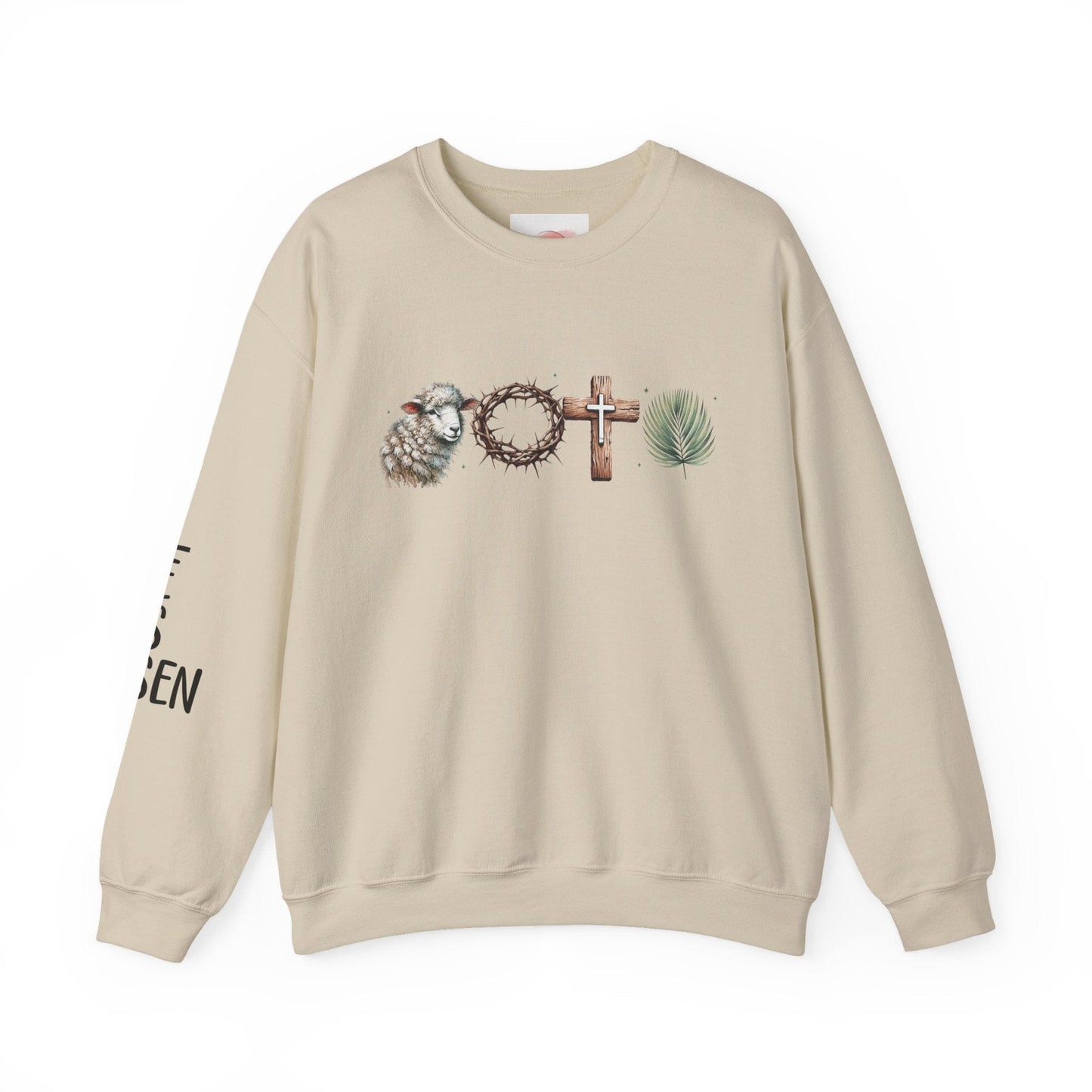 Printify Sweatshirt Resurrection Story He is Risen Sweatshirt Resurrection Story He is Risen Sweatshirt