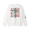 Printify Sweatshirt White / S “Prayer Claimed” Amen Crewneck Sweatshirt “Prayer Claimed” Amen Crewneck Sweatshirt
