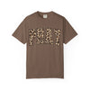 Printify T-Shirt Espresso / S Leopard Print PRAY T-Shirt | Bold Faith Varsity Tee Leopard Print PRAY T-Shirt | Bold Faith Varsity Tee