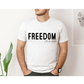 Printify T-Shirt FREEDOM - Charlie Kirk Unisex T-Shirt FREEDOM - Charlie Kirk Unisex T-Shirt