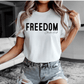 Printify T-Shirt FREEDOM - Charlie Kirk Unisex T-Shirt FREEDOM - Charlie Kirk Unisex T-Shirt