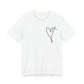 Printify T-Shirt He Holds My Heart Christian T-Shirt | Jesus Has My Back Tee He Holds My Heart Christian T-Shirt | Jesus Has My Back Tee