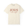 Printify T-Shirt Ivory / S Jesus is the Light Neutral Tee Jesus is the Light Neutral Tee