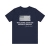 Printify T-Shirt Navy / S “Well Done, Faithful Servant” Charlie Kirk Remembrance Tee - Navy and White “Well Done, Faithful Servant” Charlie Kirk Remembrance Tee - Navy and White