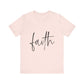 Printify T-Shirt Soft Pink / XS Faith Ephesians 2:8 | Saved by Grace Tee Faith Ephesians 2:8 | Saved by Grace Tee