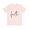 Printify T-Shirt Soft Pink / XS Faith Ephesians 2:8 | Saved by Grace Tee Faith Ephesians 2:8 | Saved by Grace Tee