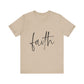 Printify T-Shirt Tan / XS Faith Ephesians 2:8 | Saved by Grace Tee Faith Ephesians 2:8 | Saved by Grace Tee