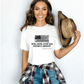 Printify T-Shirt “Well Done, Faithful Servant” Charlie Kirk Remembrance Tee “Well Done, Faithful Servant” Charlie Kirk Remembrance Tee