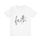 Printify T-Shirt White / XS Faith Ephesians 2:8 | Saved by Grace Tee Faith Ephesians 2:8 | Saved by Grace Tee