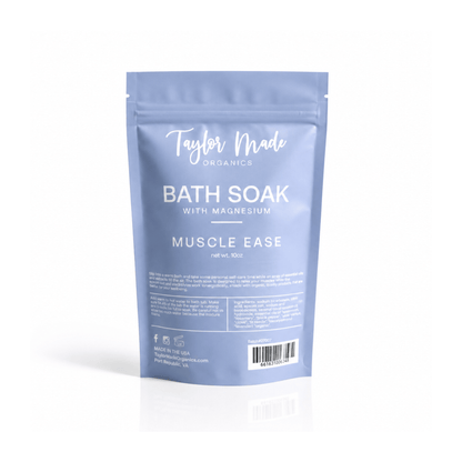 Taylor Made Organics bath additive Muscle Ease Magnesium Bath Soaks with Essential Oils Magnesium Bath Soaks with Essential Oils