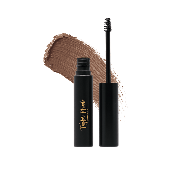 Taylor Made Organics brow gel Rich_Taupe Tint & Tame Brow Gel – Flexible Hold and Buildable Color Tint & Tame Brow Gel – Flexible Hold and Buildable Color