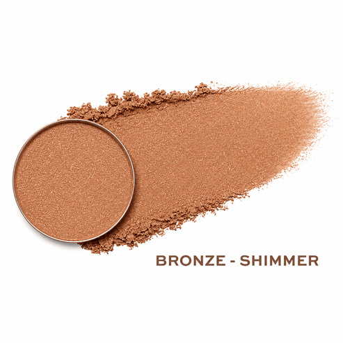 Taylor Made Organics eyeshadow bronze Pressed Mineral Eyeshadow Single | Talc-Free Pressed Mineral Eyeshadow Single | Talc-Free