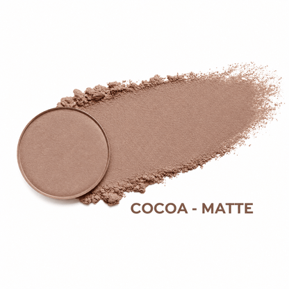 Taylor Made Organics eyeshadow cocoa Pressed Mineral Eyeshadow Single | Talc-Free Pressed Mineral Eyeshadow Single | Talc-Free