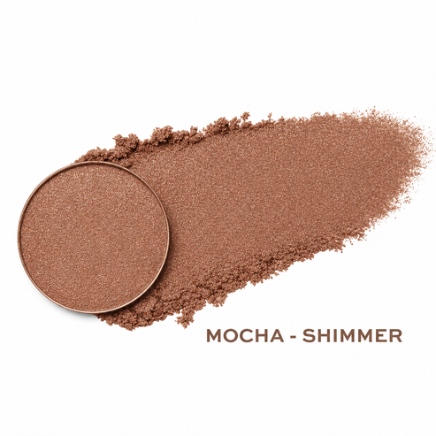 Taylor Made Organics eyeshadow mocha Pressed Mineral Eyeshadow Single | Talc-Free Pressed Mineral Eyeshadow Single | Talc-Free