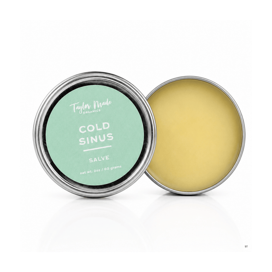 Taylor Made Organics salve Cold & Sinus Organic Salve – Camphor-Free Aromatic Chest Balm Cold & Sinus Organic Salve – Camphor-Free Aromatic Chest Balm