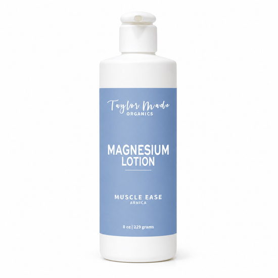 Taylor Made Organics therapeutic lotion 8oz Muscle Ease Magnesium Lotion with Arnica Muscle Ease Magnesium Lotion with Arnica