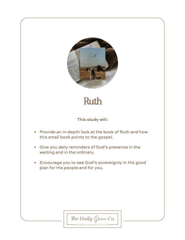 The Daily Grace Co Ruth Bible Study Ruth Bible Study