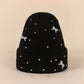 Zenana hat BLACK / One Size Pearl Coquette Bow Cuff Beanie Pearl Coquette Bow Cuff Beanie