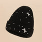 Zenana hat Pearl Coquette Bow Cuff Beanie Pearl Coquette Bow Cuff Beanie