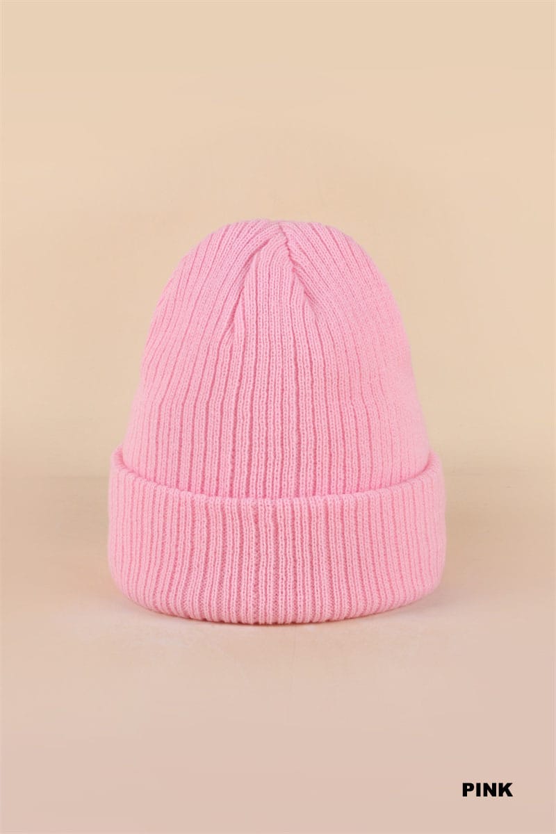 Zenana hat Pearl Coquette Bow Cuff Beanie Pearl Coquette Bow Cuff Beanie
