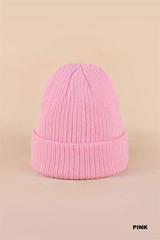 Zenana hat Pearl Coquette Bow Cuff Beanie Pearl Coquette Bow Cuff Beanie