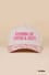 Zenana hat Running on Coffee & Jesus Floral Cotton Hat, Floral Running on Coffee & Jesus Floral Cotton Hat, Floral