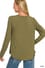 Zenana Long Sleeve Top OLIVE / S Flowy Round Hem Rayon Long Sleeve Top Flowy Round Hem Rayon Long Sleeve Top