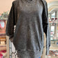 Zenana Pullover Ash Black / S Acid-Washed French Terry Pullover with Pockets Acid-Washed French Terry Pullover with Pockets