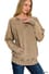 Zenana Pullover MOCHA / S Acid-Washed French Terry Pullover with Pockets Acid-Washed French Terry Pullover with Pockets